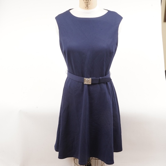 Lauren Ralph Lauren Dresses & Skirts - NWT $145 Lauren Ralph Lauren Sleeveless A-Line Eleganted Belted Waist Skirt 8